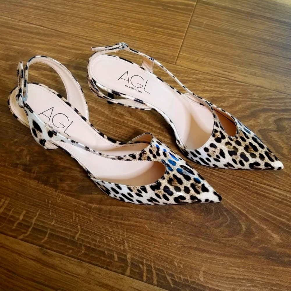 Thursday deal! Agl jaguar print rare heel